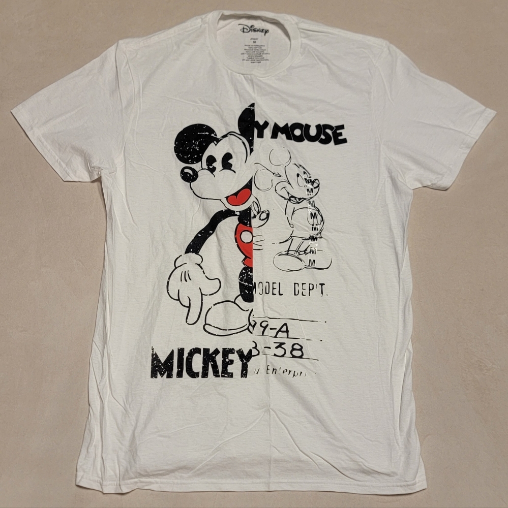 NEW Mickey Mouse sketch tshirt Disney